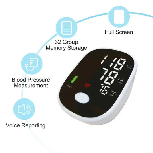 Digital Blood Arm Pressure Monitor – Accurate Automatic BP Machine for Home Use Medonik