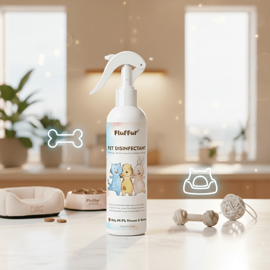 Fluffur Pet Disinfectant Spray – Fast-Acting Anti-Viral & Anti-Bacterial Protection Fluffur