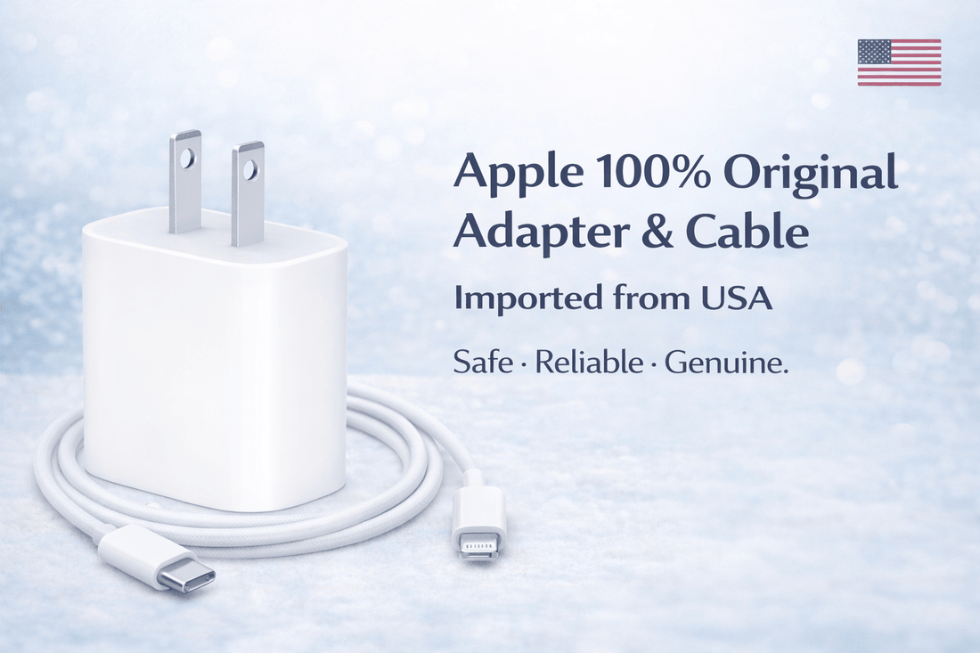 Apple 100% Original Adapter & Cable
