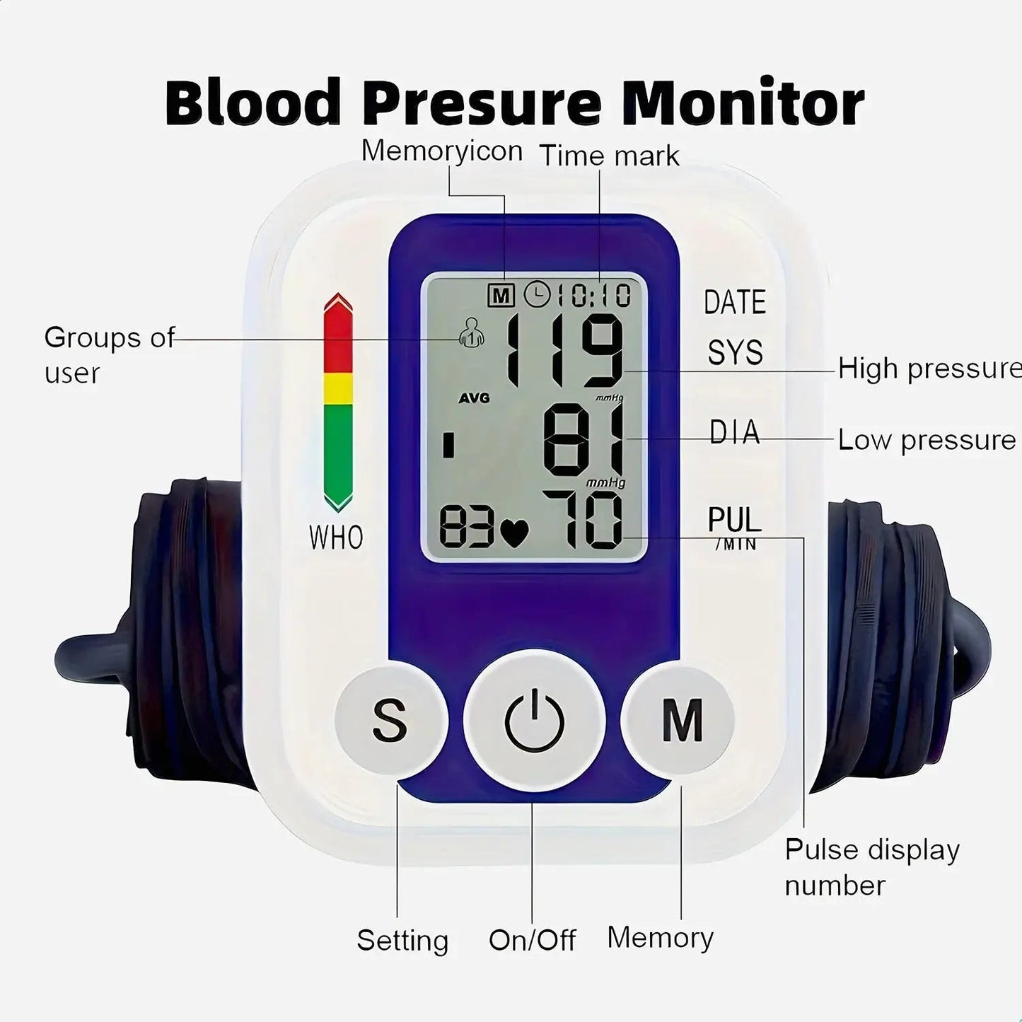 BP Monitor Arm Style loji