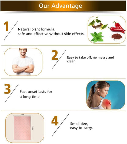 Capsicum Plaster 5 Pcs Pain Relief Patch loji