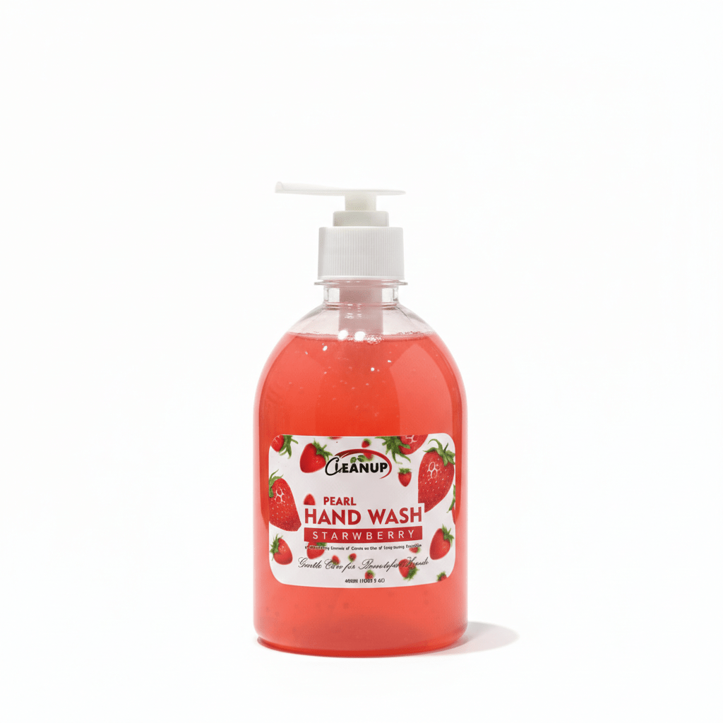 Cleanup Pearl Hand Wash Strawberry liquid hand soap