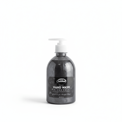 Cleanup Pearl Hand Wash Black Rose bottle design