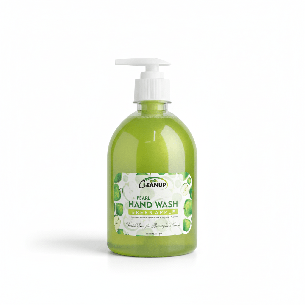 Cleanup Pearl Hand Wash Green Apple fragrance bottle