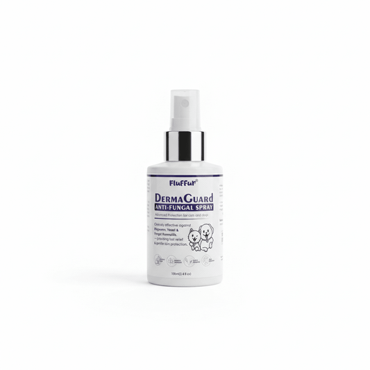 Fluffur Derma Guard Anti Fungal Spray for Cats & Dogs loji