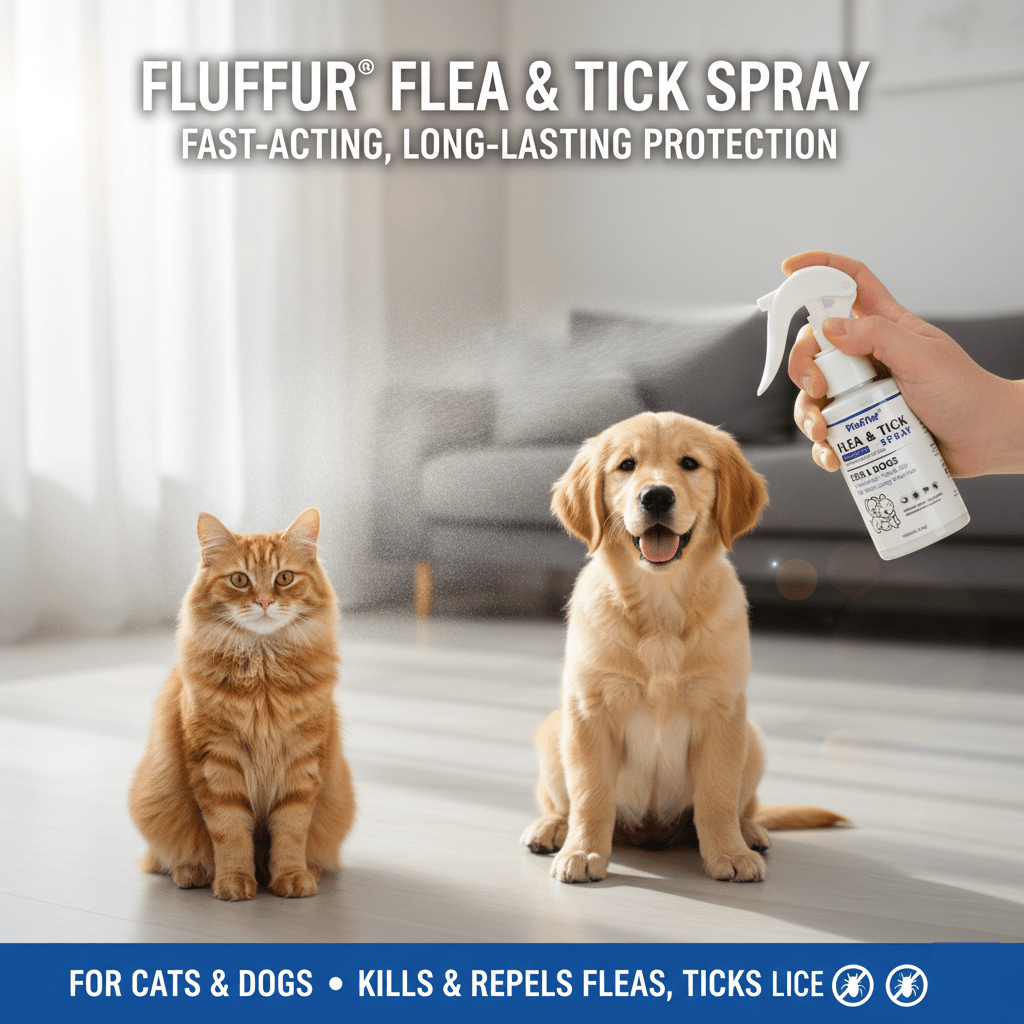 Fluffur Flea & Tick Spray loji