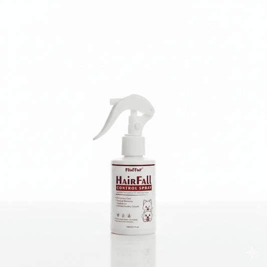 Fluffur HairFall Control Spray for Cats & Dogs loji