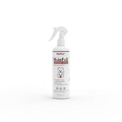 Fluffur HairFall Control Spray for Cats & Dogs loji