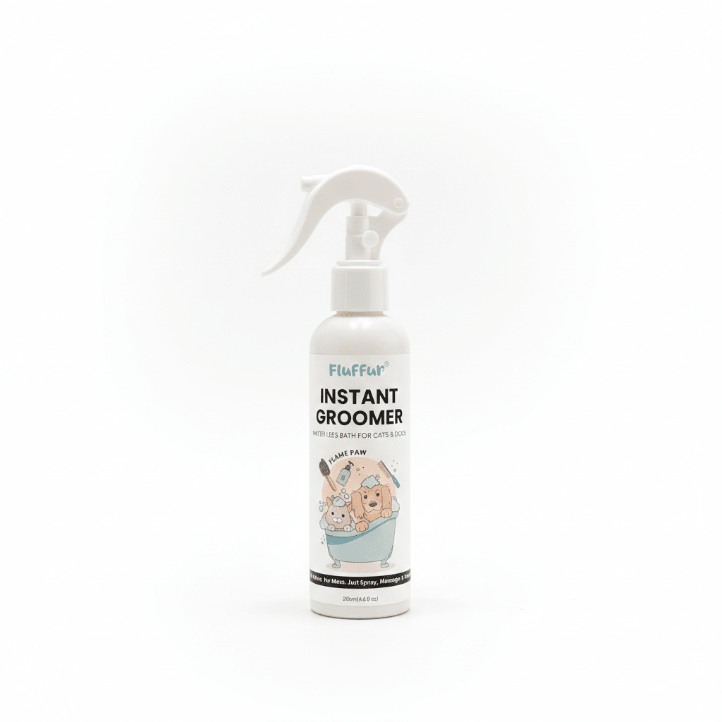 Fluffur Instant Groomer – Waterless Grooming Spray for Cats & Dogs loji