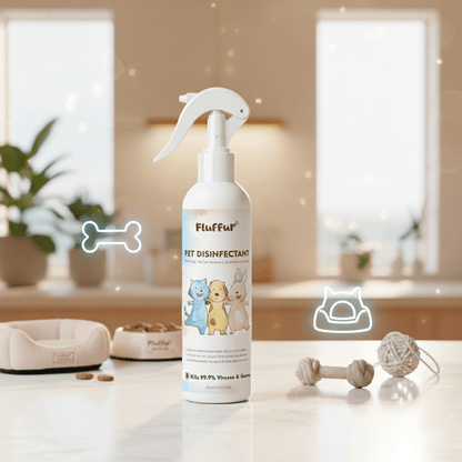 Fluffur Pet Disinfectant Spray – Fast-Acting Anti-Viral & Anti-Bacterial Protection Fluffur