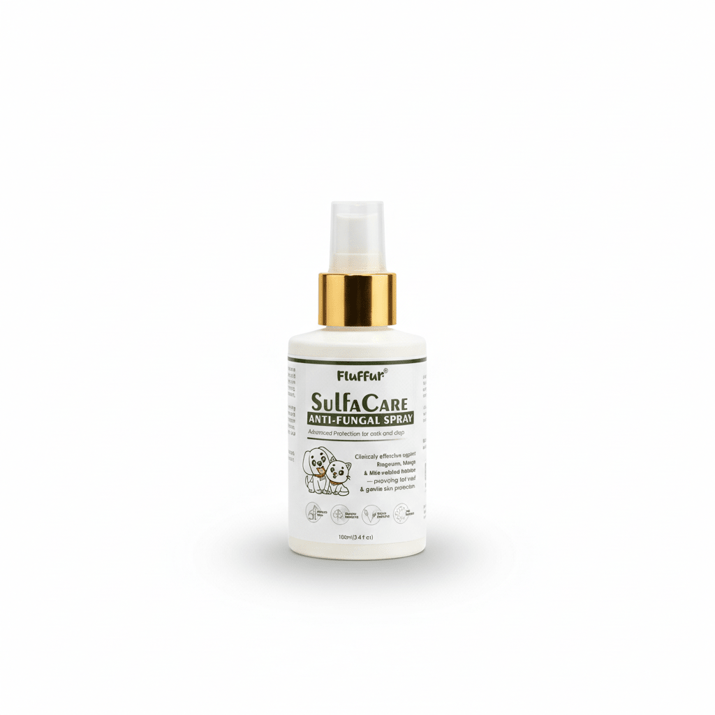 Fluffur Sulfa Care Anti Fungal Spray for Cats & Dogs loji