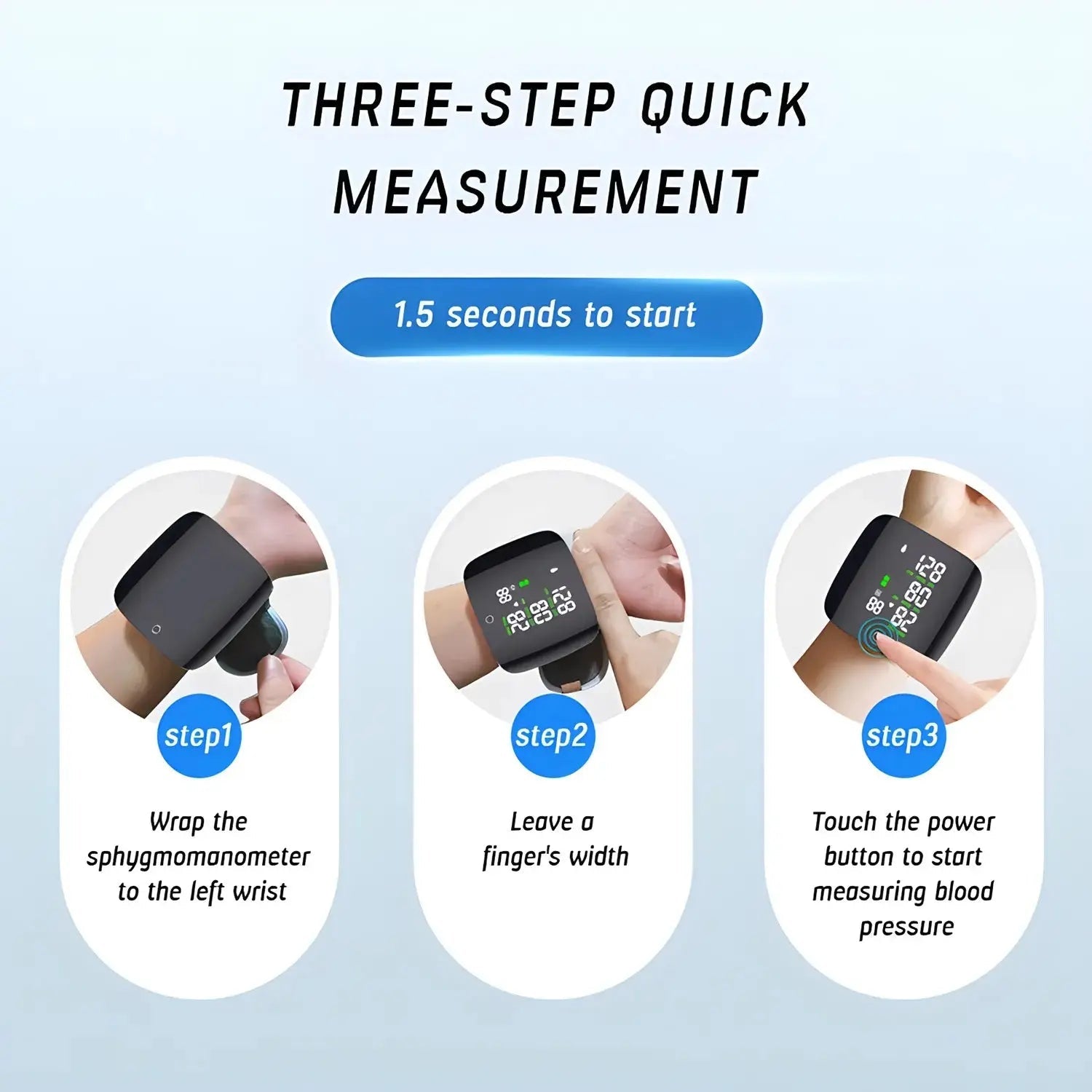 Smart Digital Wrist BP Monitor – Accurate Blood Pressure Machine for Home Use Medonik