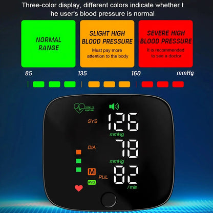 Smart Digital Wrist BP Monitor – Accurate Blood Pressure Machine for Home Use Medonik
