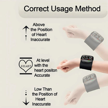 Smart Digital Wrist BP Monitor – Accurate Blood Pressure Machine for Home Use Medonik
