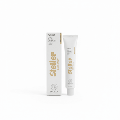 Steller Germany professional hair color dye cream tube for grey coverage
